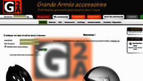 What Grandearmee.fr website looked like in 2016 (8 years ago)