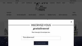 What Gift.mylittleparis.com website looked like in 2016 (8 years ago)
