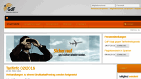 What Gdf.de website looked like in 2016 (8 years ago)