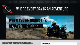 What Gsadventures.co.za website looked like in 2016 (8 years ago)