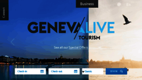 What Geneve-tourisme.ch website looked like in 2016 (8 years ago)
