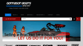 What Gonnasonboats.com website looked like in 2016 (8 years ago)
