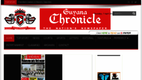 What Guyanachronicleonline.com website looked like in 2016 (8 years ago)