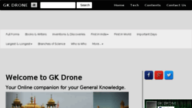 What Gkdrone.com website looked like in 2016 (8 years ago)