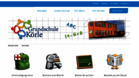 What Grundschule-koerle.de website looked like in 2016 (8 years ago)