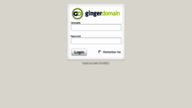 What Gingerdomain.in website looked like in 2016 (8 years ago)