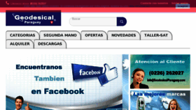 What Geodesicalparaguay.com website looked like in 2016 (8 years ago)