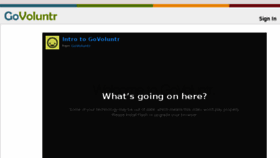 What Govoluntr.com website looked like in 2016 (8 years ago)