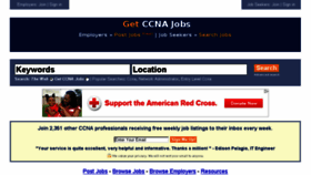 What Getccnajobs.com website looked like in 2016 (8 years ago)