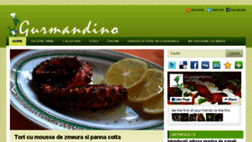 What Gurmandino.ro website looked like in 2016 (8 years ago)