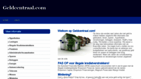 What Geldcentraal.com website looked like in 2016 (8 years ago)