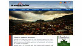 What Guanguiltagua.com website looked like in 2016 (8 years ago)