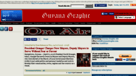 What Guyanagraphic.com website looked like in 2016 (8 years ago)