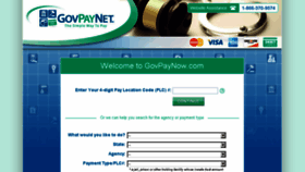 What Govpaynow.com website looked like in 2016 (8 years ago)
