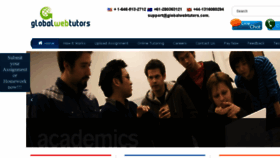 What Globalwebtutors.com website looked like in 2016 (8 years ago)