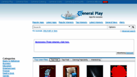 What General-play.com website looked like in 2016 (8 years ago)