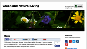 What Greenandnaturalliving.co.uk website looked like in 2016 (8 years ago)