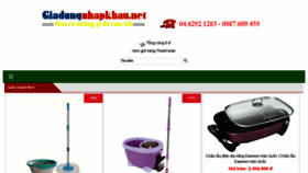 What Giadungnhapkhau.net website looked like in 2016 (8 years ago)