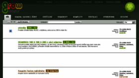 What Growbazar.cz website looked like in 2016 (8 years ago)