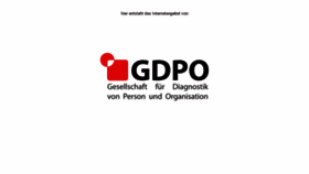 What Gdpo.de website looked like in 2016 (8 years ago)