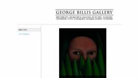 What Georgebillis.com website looked like in 2016 (8 years ago)