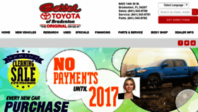 What Getteltoyota.com website looked like in 2016 (8 years ago)