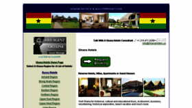 What Ghanahotels.us website looked like in 2016 (8 years ago)