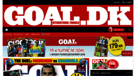 What Goal.dk website looked like in 2016 (8 years ago)