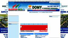 What Glogow-info.pl website looked like in 2016 (8 years ago)