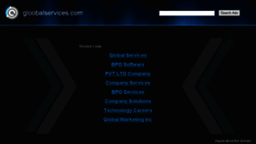 What Gloobalservices.com website looked like in 2016 (8 years ago)