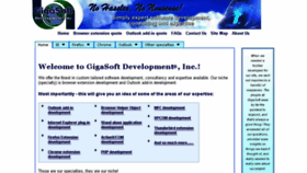 What Gigasoftdevelopment.com website looked like in 2016 (8 years ago)