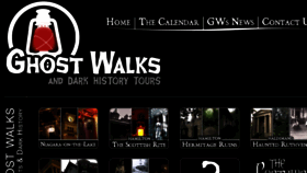 What Ghostwalks.com website looked like in 2016 (8 years ago)