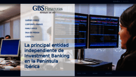 What Gbsfinanzas.es website looked like in 2016 (8 years ago)