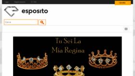 What Gioielleriaesposito.com website looked like in 2016 (8 years ago)