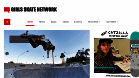 What Girlsskatenetwork.com website looked like in 2016 (8 years ago)
