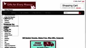 What Giftsforeveryreason.com website looked like in 2016 (8 years ago)