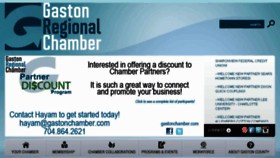 What Gastonchamber.com website looked like in 2016 (8 years ago)
