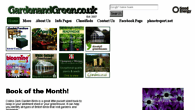 What Gardenandgreen.co.uk website looked like in 2016 (8 years ago)