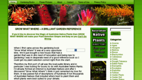 What Gardeningnativeplants.com website looked like in 2016 (8 years ago)
