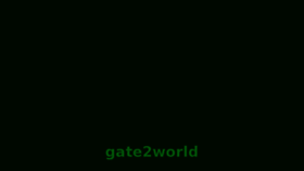 What Gate2world.ch website looked like in 2016 (8 years ago)