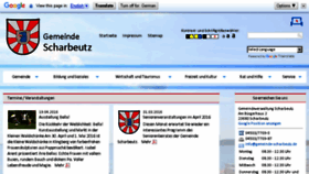 What Gemeinde-scharbeutz.de website looked like in 2016 (8 years ago)