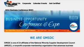 What Gmsdc.org website looked like in 2016 (8 years ago)