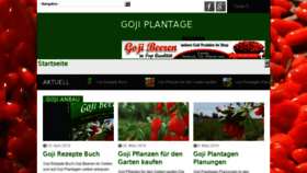 What Gojis.de website looked like in 2016 (8 years ago)