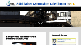What Gymnasium-leichlingen.de website looked like in 2016 (8 years ago)