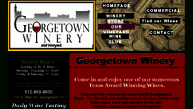 What Georgetownwinery.com website looked like in 2016 (8 years ago)