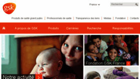 What Gsk.fr website looked like in 2016 (8 years ago)