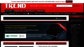 What Gazetatrend.pl website looked like in 2016 (8 years ago)