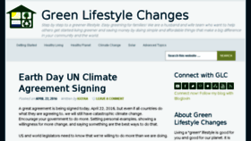 What Greenlifestyleconsulting.com website looked like in 2016 (8 years ago)
