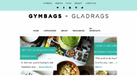 What Gymbagsandgladrags.com website looked like in 2016 (8 years ago)