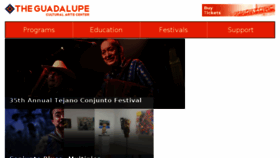 What Guadalupeculturalarts.org website looked like in 2016 (8 years ago)